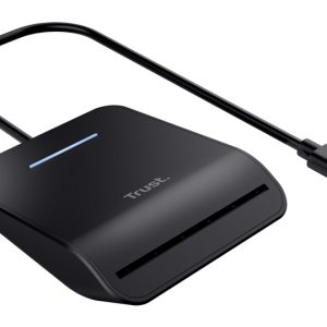 Lector de DNI Trust Primo 26061/ USB Tipo-C/ Negro