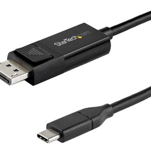 StarTech 3ft/1m USB C to DisplayPort 1.4 Cable 8K 60Hz/4K, Bidirectional DP to USB-C or USB-C to DP Reversible Video…