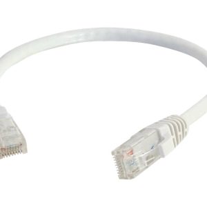 C2G Cat6 Booted Unshielded (UTP) Network Patch Cable - Cabo patch - RJ-45 (M) para RJ-45 (M) - 30 cm - PTNB - CAT 6 -…