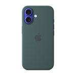 Apple - Cobertura protectora para telemóvel - compatibilidade MagSafe - silicone - verde marinho