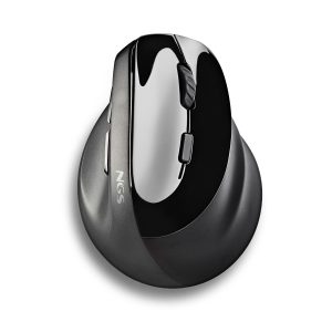 Ratón Vertical Inalámbrico NGS EVO Moksha/ Batería recargable/ Hasta 2400 DPI