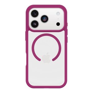 OtterBox React Series - Tampa posterior para telemóvel - compatibilidade MagSafe - plástico - cristal de rosa…