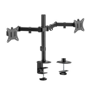Soporte de Mesa para 2 Monitores o TV Aisens DT32TSR-149/ Giratorio/ Inclinable/ hasta 9kg