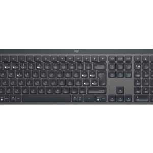 Logitech MX Keys - Teclado - retroiluminação - sem fios - Bluetooth - QWERTY - Espanhol - Europa - grafite