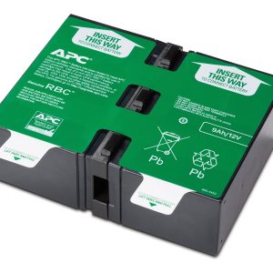 APC Replacement Battery Cartridge #124 - Bateria UPS - 1 bateria x - ácido de chumbo