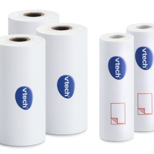 Pack 5 Rollos Papel Térmico VTech para Cámara Print Cam/ 3 Rollos Térmicos y 2 Rollos Pegatina