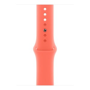 Apple - Fita para relógio inteligente - 46mm - M/L (para pulso de 160 - 210 mm) - tangerina