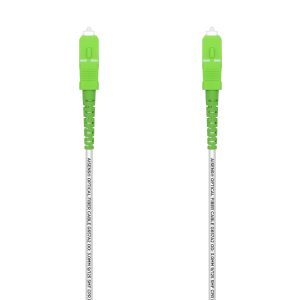 Cable de Fibra Óptica G657A2 3.0 Aisens A152-0502/ LSZH/ 40m/ Blanco
