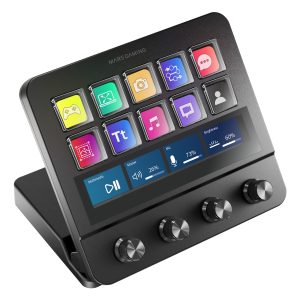 Stream Deck Mars Gaming MSD-PRO/ 10 Teclas LCD + 4 Diales Personalizables/ Negro