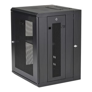 Startech 15U 19" Wall Mount Network Cabinet, 16" Deep Hinged Locking IT Network Switch Depth Enclosure, Assembled…