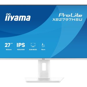 iiyama ProLite XB2797HSU-W1 - Monitor LED - 27" - 1920 x 1080 Full HD (1080p) @ 120 Hz - IPS - 350 cd/m² - 1500:1 - 1…