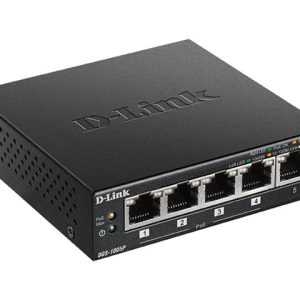 D-Link DGS 1005P - Interruptor - 5 x 10/100/1000 (4 PoE+) - desktop - PoE+ (60 W)