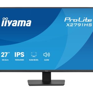 iiyama ProLite X2791HS-B1 - Monitor LED - 27" - 1920 x 1080 Full HD (1080p) @ 120 Hz - IPS - 350 cd/m² - 1500:1 - 1 ms…