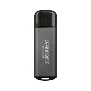 Transcend JetFlash 920 - Drive flash USB - 128 GB - USB 3.2 Gen 1 - cinzento espaço