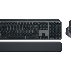 Logitech MX Keys S Combo - Conjunto de teclado e rato - retroiluminação - sem fios - Bluetooth LE - QWERTY - Português…