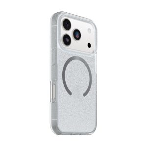 OtterBox React Series - Tampa posterior para telemóvel - compatibilidade MagSafe - plástico - poeira estelar (purpurina…