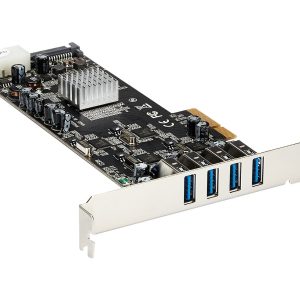 Startech 4 Port USB 3.0 PCIe Card w/ 4 Dedicated Channels - UASP - USB 3.0 PCI Express Card Adapter - Adaptador USB -…