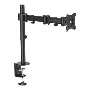 Startech Desk Mount Monitor Arm for up to 34" VESA Compatible Displays, Articulating Pole Mount with Single Monitor…