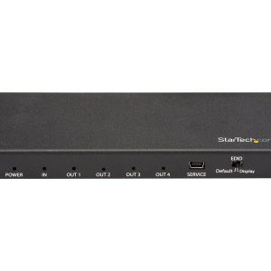 Startech HDMI Splitter - 4-Port - 4K 60Hz - HDMI Splitter 1 In 4 Out - 4 Way HDMI Splitter - HDMI Port Splitter…