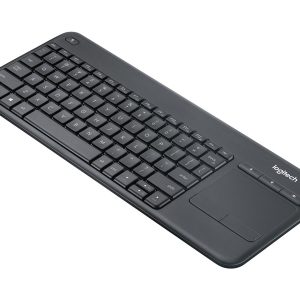 Logitech Wireless Touch Keyboard K400 Plus - Teclado - sem fios - 2.4 GHz - Francês - preto