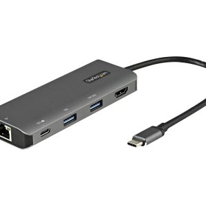 Startech USB C Multiport Adapter, 10Gbps USB Type-C Mini Dock with 4K 30Hz HDMI, 100W Power Delivery Passthrough,…