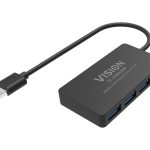 Vision - Hub - 4 x SuperSpeed USB 3.0 - desktop