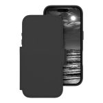 dbramante1928 Lynge - Capa flip cover para telemóvel - compatibilidade MagSafe - meia noite
