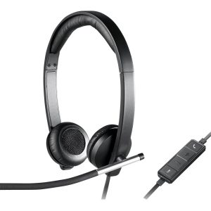 Logitech USB Headset Stereo H650e - Auscultadores - no ouvido - com cabo