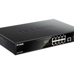D-Link DGS 1010MP - Interruptor - sem gestão - 8 x 10/100/1000 (PoE+) + 1 x 10/100/1000 (uplink) + 1 x 1000Base-X SFP…