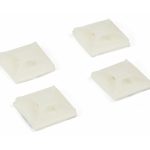 Startech 100 Pack Cable Tie Mounts with Adhesive Tape for 0.13 in. (3.2 mm) Wide Ties, Nylon/Plastic Zip Tie Mounts,…