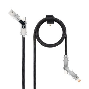 Cable USB 2.0 Tipo-C Nanocable 10.01.2602/ USB Tipo-C Macho + USB Macho - USB Tipo-C Macho + Lightning Macho/ Hasta…