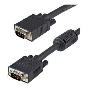 StarTech 15m Coax High Resolution Monitor VGA Cable HD15 M/M - Cabo VGA - HD-15 (VGA) (M) para HD-15 (VGA) (M) - 15 m -…