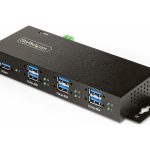Startech 7-Port Managed USB Hub with 7x USB-A, Heavy Duty with Metal Industrial Housing, ESD & Surge Protection,…