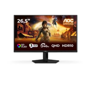 AOC Gaming Q27G41ZDF - G4 Series - monitor OLED - gaming - 27" (26.5" visível) - 2560 x 1440 QHD @ 240 Hz - HDR10 -…