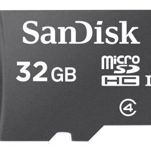 SanDisk - Cartão de memória flash - 32 GB - Class 4 - microSDHC - preto