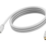 VISION Techconnect - Ultra High Speed - cabo HDMI com Ethernet - HDMI macho para HDMI macho - 2 m - proteção dupla -…