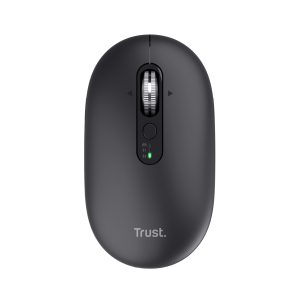 Ratón Inalámbrico Trust Seron 26018/ Batería recargable/ Hasta 3200 DPI/ Negro