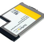 Startech 2 Port Flush Mount ExpressCard 54mm SuperSpeed USB 3.0 Card Adapter with UASP - Dual Port Laptop ExpressCard…