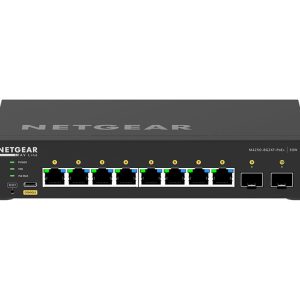 NETGEAR AV Line M4250-8G2XF-PoE+ - Interruptor - L3 - Administrado - 8 x 10/100/1000 (8 PoE+) + 2 x 10 Gigabit SFP+ -…