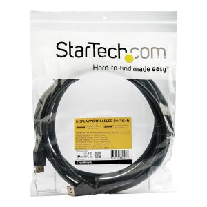StarTech 16ft/5m VESA Certified DisplayPort 1.4 Cable, 8K 60Hz HBR3 HDR, Super UHD DisplayPort to DisplayPort Monitor…
