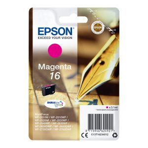 Epson 16 - 3.1 ml - magenta - original - blister com RF/alarme acústico - tinteiro