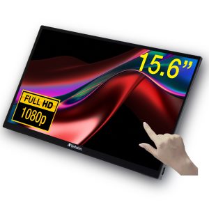 Monitor Portátil Táctil Verbatim PMT-15 15.6"/ Full HD/ Multimedia/ Negro