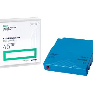 HPE - LTO Ultrium 9 - 18 TB / 45 TB - azul celeste