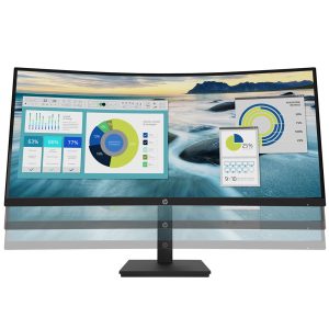 HP P34hc G4 - P-Series - monitor LED - curvo - 34" - 3440 x 1440 WQHD @ 60 Hz - VA - 250 cd/m² - 3500:1 - 5 ms - HDMI,…