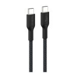 Belkin BoostCharge Pro - Cabo USB - USB-C (M) para USB-C (M) - 1 m - Fornecimento de energia USB (240W), braided - preto