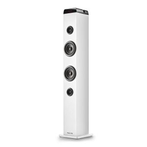 Torre de Sonido con Bluetooth NGS SKY CHARM PRO/ 80W/ 2.0/ Blanca