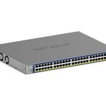 NETGEAR Smart GS752TXUP - V3 - interruptor - L3 Lite - inteligente - 48 x 10/100/1000 (PoE++) + 4 x 10 Gigabit SFP+ -…