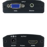 Conversor Nanocable 10.16.2101-BK HDMI para VGA e áudio