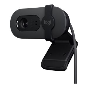 Logitech BRIO 100 - Câmara web - a cores - 2 MP - 1920 x 1080 - 1080p, 720p - áudio - USB