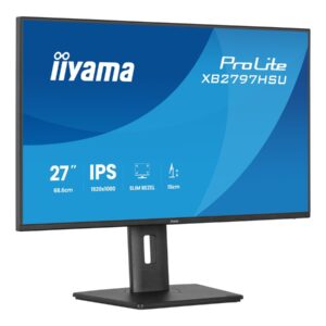 iiyama ProLite XB2797HSU-B1 - Monitor LED - 27" - 1920 x 1080 Full HD (1080p) @ 120 Hz - IPS - 350 cd/m² - 1500:1 - 4…